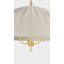 Palmetto Chandelier in Aged Brass by Cortney Bishop