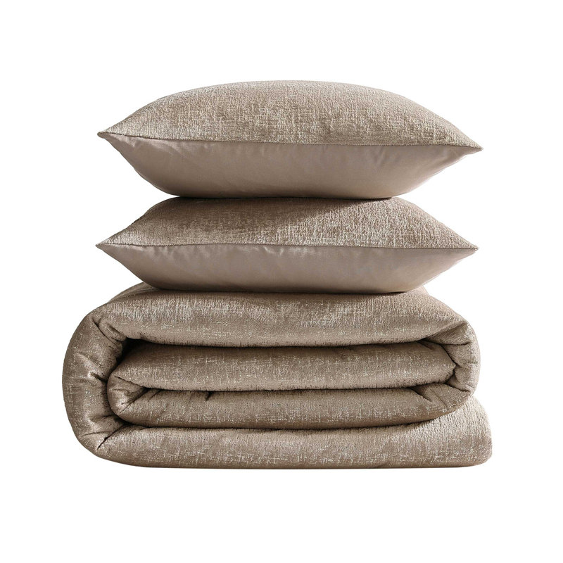 Laura Ashley Printed Ruffled Edge Fleece Cozy Throw Blanket, Mink Brown