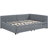 Full Daybed With 2 Drawer Storage, Linen In Gray. Bed Frame Without Box Spring For A Relaxing Time Storage Upholstery, Cozy Bedroom Environment-2086866376
