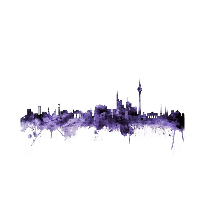 Berlin, Germany Skyline by Michael Tompsett - Wrapped Canvas Gallery-Wrapped Canvas Giclée