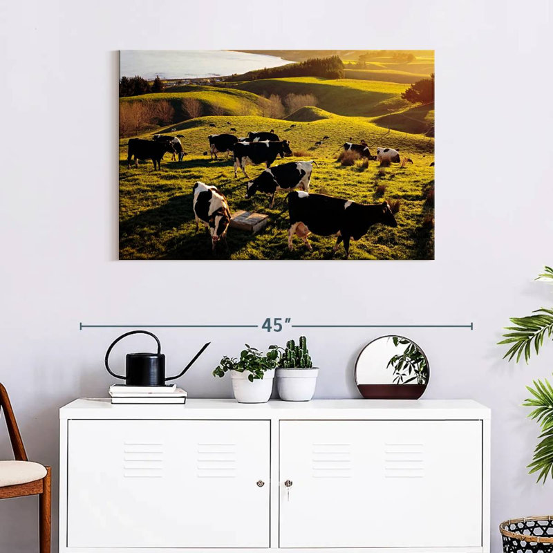 Brampt Hilltop Cows, 24" H x 36" W