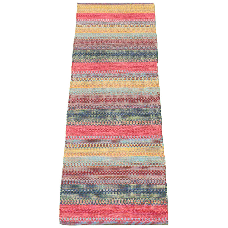 Ivery Wool Geometric Indoor Rug, Runner 2' x 6'9"
