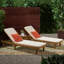 Chaise longue avec coussins Muir Sun-2077926119