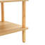 Table basse moderne à 2 niveaux, table de centre rectangulaire avec tablette de rangement ouverte, table de salon