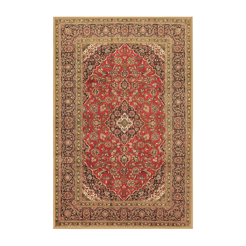 Tapis oriental en laine / polyester Rakem, Rectangle 8 pi x 12 pi