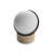 ORB Rechargeable Cordless LED Table Lamp, 3-Levels Brightness Touch Sensor Control, Travertine / Chocolate Bronze-1605057507-1605057506