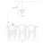 4 - Light Dimmable Chandelier