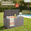 Boîte de rangement en résine 105 gallons-93917739