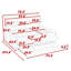 Lit de jour double avec tablettes, trois tiroirs et lit gigogne simple-1070995830