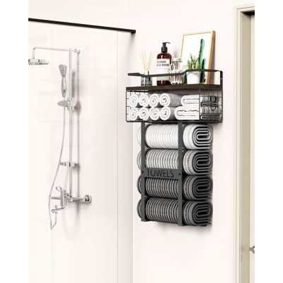 Wall Mounted Bathroom Towel Rack