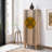 Modern Shoe Cabinet with Solid Wood Legs & Handles, Sonomo Color, 19.7 x 53.1 x 15.0 inches | 100% Melamine Coated Chipboard, UV Coating, Multiple Shelves | Stylish & Functional Storage Solution for Entryway & Hallway