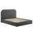 Keynote Upholstered Fabric Curved Platform Bed-101181371-101181375