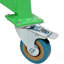 350 lb lb Ciseau de levage hydraulique pour les petites motos, support de ciseaux pour VTT avec 4 roues, vert