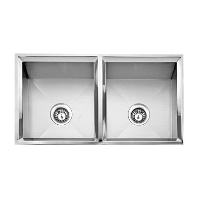 33 " L Undermount Double Bowl Stainless Steel Kitchen Sink