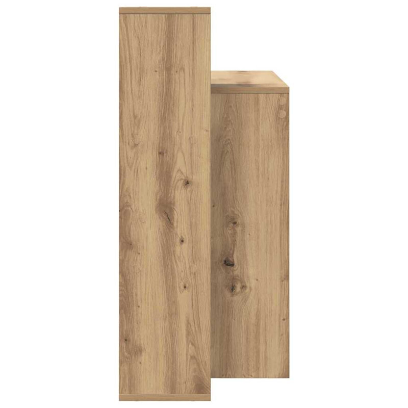 Desk With Shelf 100 X 40 X 90 Cm Engineered Wood, Artisan Oak