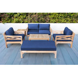 Monterey Outdoor 6 - Piece Teak Conversation Set