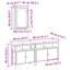  Bathroom Vanity Units 80 X 30 X 60 Cm Engineered Wood-716979117