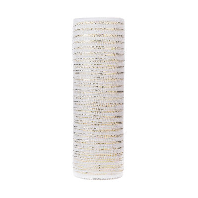 White Mesh with Pale Foil