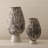 Crackled Footed Vase-Black Raku-50159165