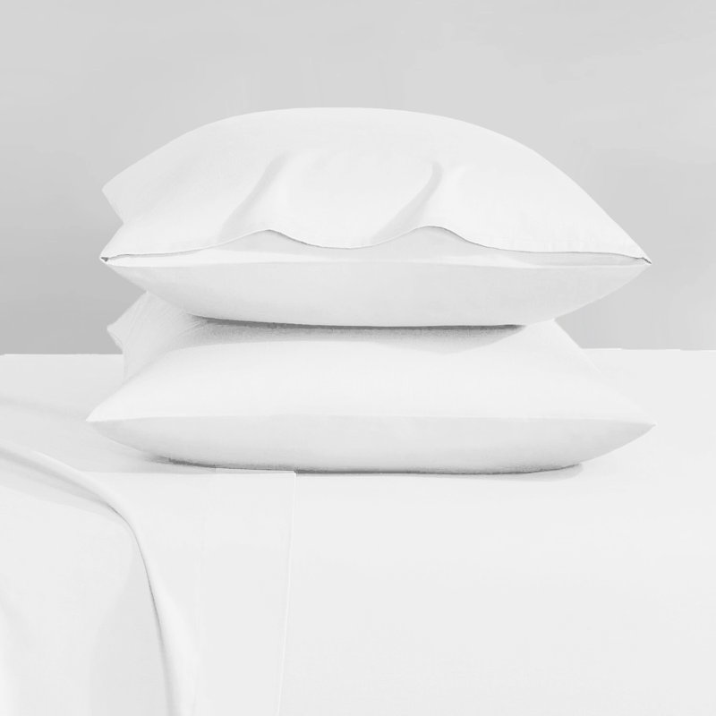 Microfiber Pillow Cases – Soft & Breathable (Set of 2), White