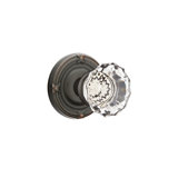 Passage Astoria Clear Knob with Ribbon & Reed Rose