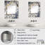 Ferdous - Grand miroir mural abstrait MIR137944-2143689655