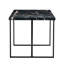 Table de style industriel avec pieds en métal noir, plateau épais de 1,5 po, pour bureau, cuisine, terrasse, salle à manger moderne simple 55 * 31,4, 4-6, espace-502104595