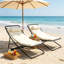 2-Pieces Rattan-Wrapped Patio Chair with Adjustable Backrest-1988313955
