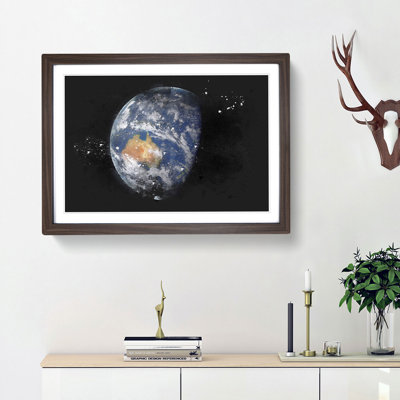 View of Planet Earth - Picture Frame Graphic Art Print