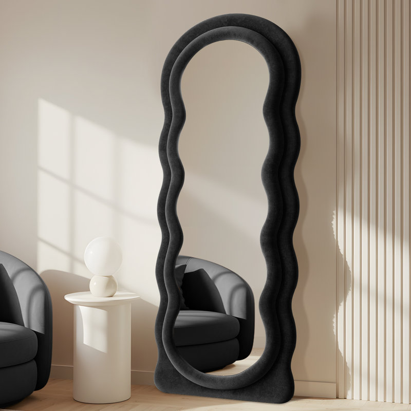 Miroir pleine grandeur, Noir, noir, noir, noir, 63 po x 24 po