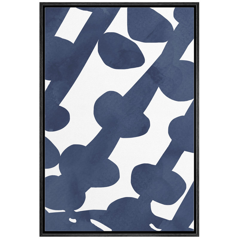 Cadre flottant, impression sur toile, H 24 po x l 16 po x P 1,5 po, Cadre noir