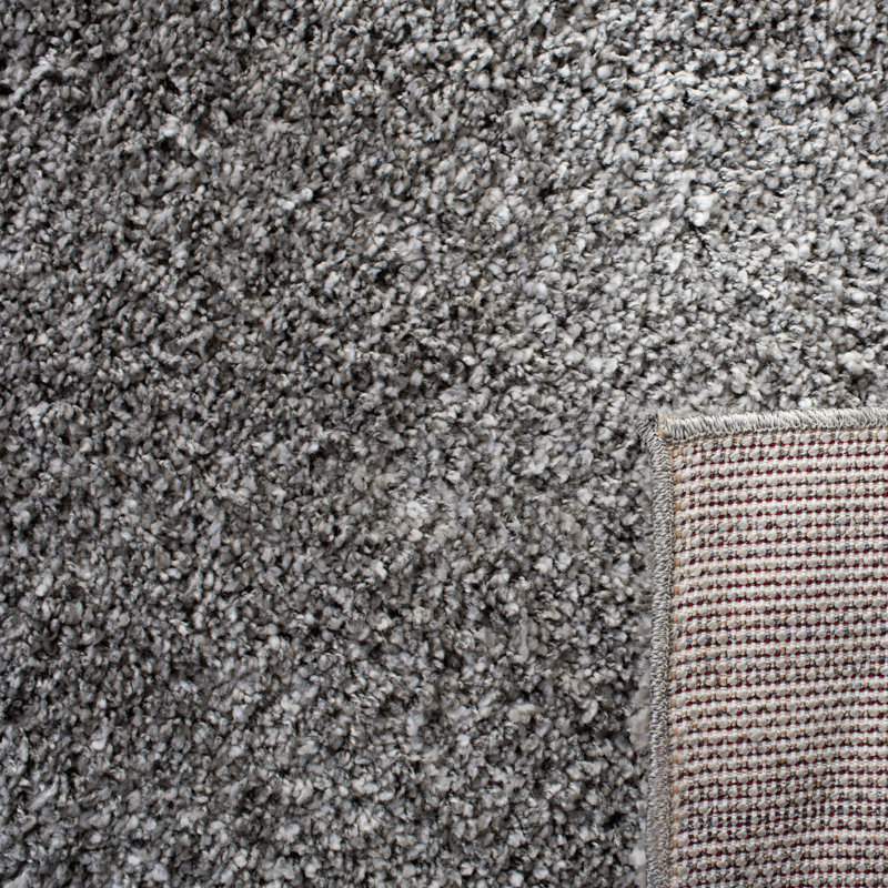 Tapis à poil long argenté Vandoren, Rectangle 8 pi x 10 pi