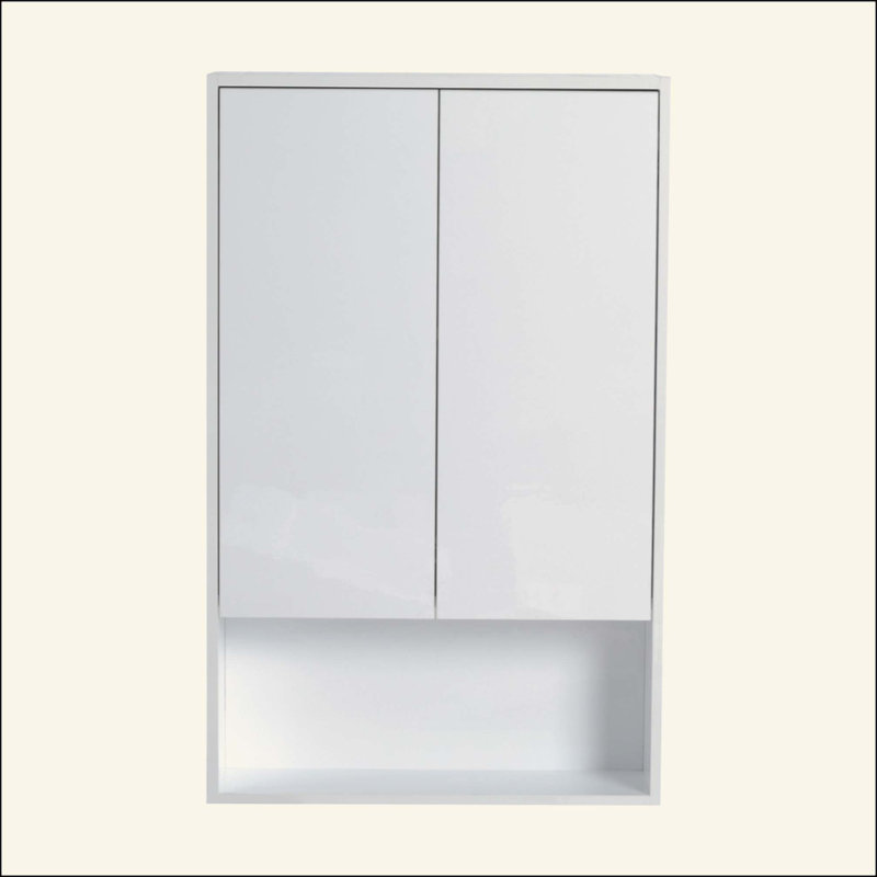 Bathroom Wall Cabinet, Soft Close Doors, Float Mounting Design