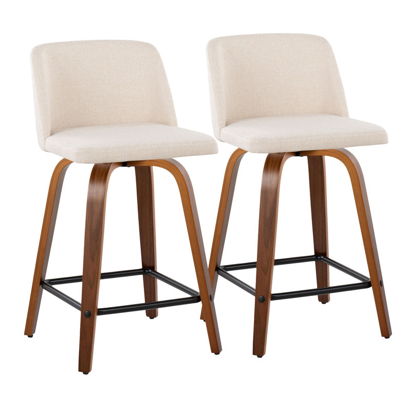 Tabouret de comptoir pivotant 24,25 po Lakyia