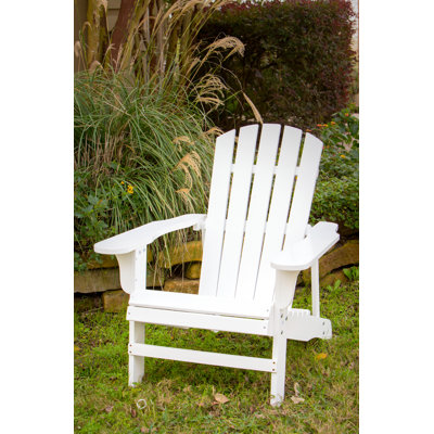 Kalista Wood Adirondack Chair by Highland Dunes