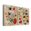 Miro Memoirs III - Toile tendue avec châssis de qualité supérieure - Prêt à accrocher-108942784