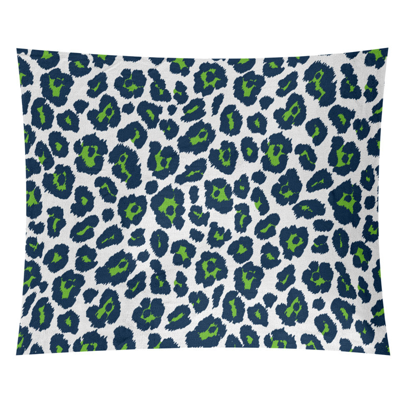 Tapisserie de football en microfibre Seattle Throwback, H 68 po x l 80 po, Blanc/vert