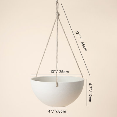 Boxdale 2-Piece Hanging Planter Set