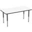 Table rectangulaire d'activités effaçables à sec avec pieds réglables-791962598-791962606-765072855