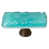 Turquoise / bronze huilé