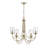 Millennium Lighting Waddingham 5 Light Chandelier with Clear Glass Shade-1654822473