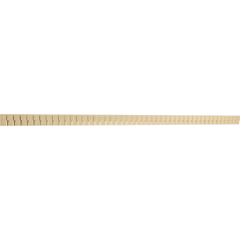 Elizabeth Signature Urethane Dentil Block Trim, Primed Tan, 3" H x 94" W x 1" D