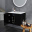 Ensemble de meuble-lavabo mural à double porte avec lavabo-1057889860