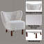 Fauteuil d'appoint en sherpa Teddy