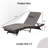 Set Of 2 Outdoor Long Reclining Chair, Reclining Lounge Chair, Lawn Sunbathing Chairs-896516787-896516784
