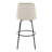 Studded Marcel 30" Fixed-Height Barstool With Metal Legs & Round Footrest - Set Of  2-109575404