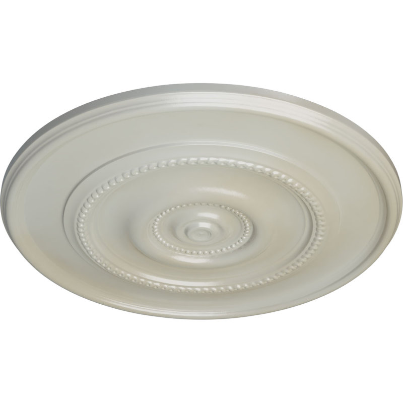 Médaillon de plafond Endurathane Giana, diamètre extérieur de 32 5/8 po x P 1 1/2 po (convient aux auvents jusqu'à 7 7/8 po), fini de rêve de minuit peint à la main