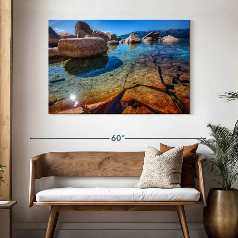 Pierres d'Alvord Lake Tahoe, H 32 po x l 48 po
