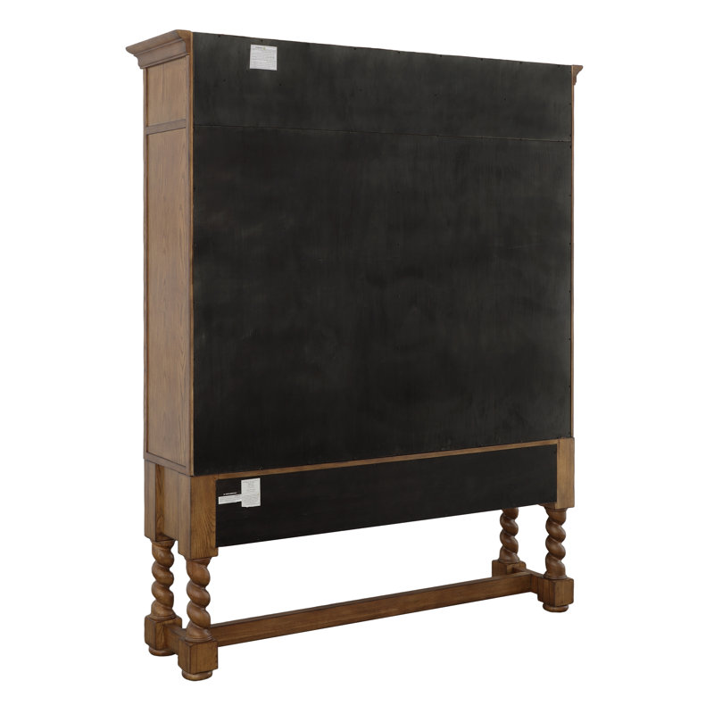 BD Alexander Curio Cabinet, Antique Pinewood