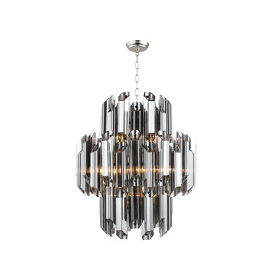 Ashburn 9 - Light Dimmable Geometric Chandelier